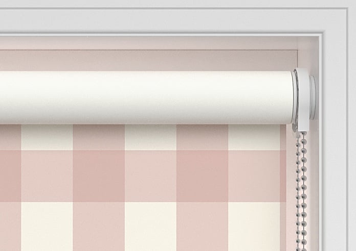 Gingham, Rosies Pink - Twist&Fit Roller Blind - Image 10